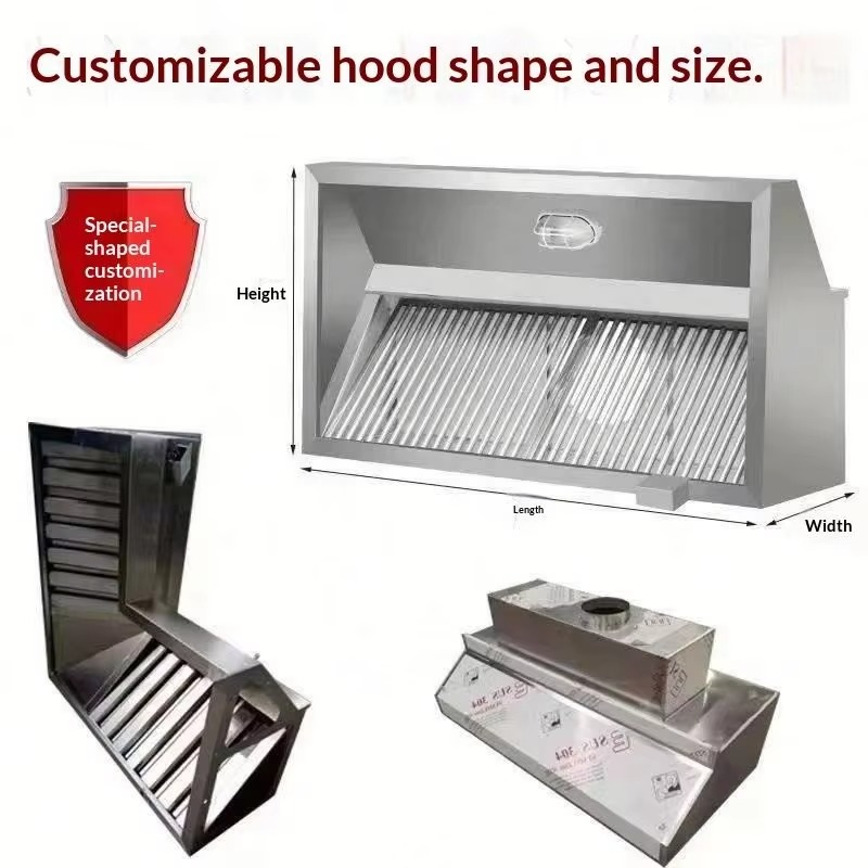 상업용 맞춤형 주방 벽걸이 스테인리스 스틸 복합 배기  - Commercial Kitchen Hoods 리뷰 및 가격